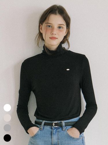 Soft Turtleneck T-shirt - 4 colors - ourhope - Modalova