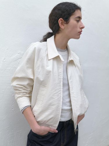 Raglan Blouson jacket (off white) - POSZER - Modalova