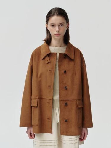 Suede single jacket - brown - DEPOUND - Modalova