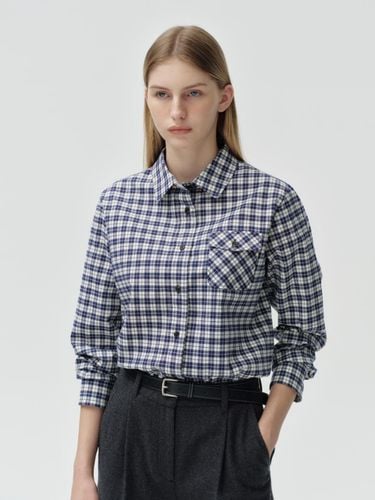 Pocket check shirts - navy - DEPOUND - Modalova