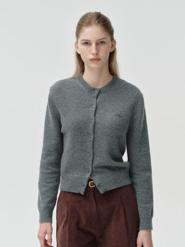 Basic cash wool cardigan - gray - DEPOUND - Modalova