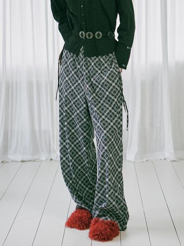 Check relax pants / Black - HOKUSPOKUS - Modalova