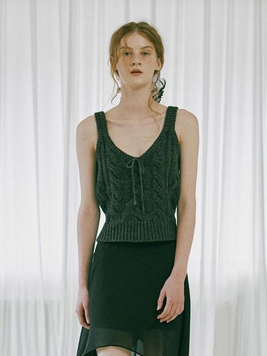 Merino wool vest / Charcoal - HOKUSPOKUS - Modalova