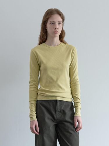 Ribbed round long sleeve (GREEN) - POSZER - Modalova