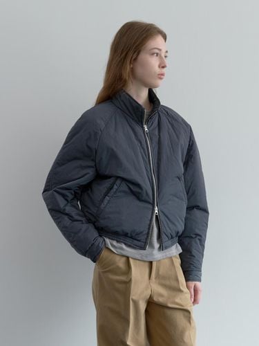 Raglan Sleeve Padded Jacket (Navy) - POSZER - Modalova