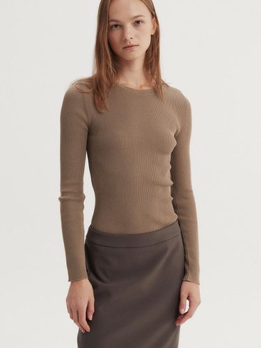 KATE RIB KNIT TOP (4 COLORS) - EAAH - Modalova