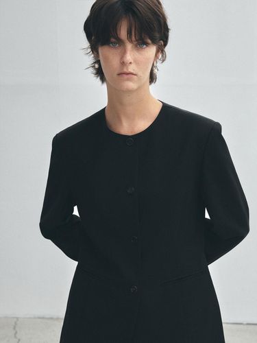 Single Round Jacket - Black - HESS - Modalova