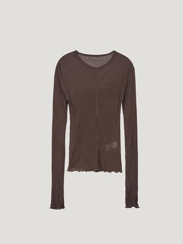 Exclusive] Tencel Long Sleeve tee 4 Colors - fletta - Modalova