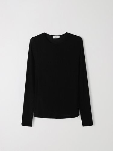 Wool Basic T-shirt - Black - HESS - Modalova