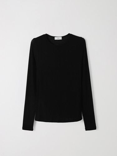 Wool Basic Tee - Black - HESS - Modalova