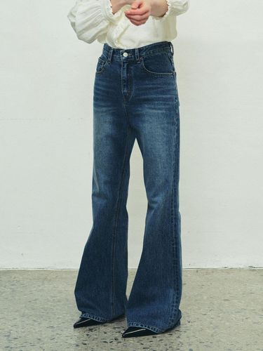 BOOTCUT DENIM PANTS - MIDDLE BLUE - SO IR - Modalova