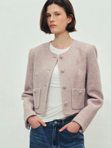 SOFT BOUCLE JACKET - PINK - SO IR - Modalova