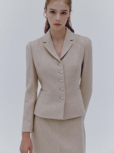 After Glow Wool Tweed Jacket (2 Colors) - IvanaHelsinki - Modalova