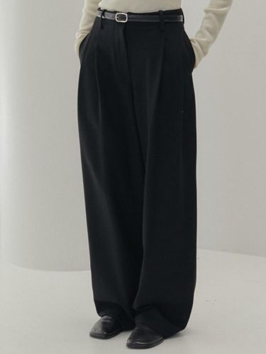 Signature Wool Trousers_Black - OHKUKKA - Modalova