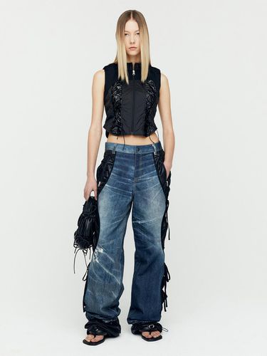 DENIM TROMPE L`OEIL LAYERED TYING PANTS apa768w (W - ADSB ANDERSSON BELL for WOMEN - Modalova