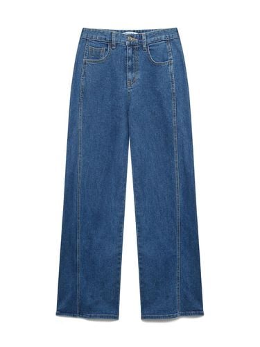 Asymmetrical Slit Denim A244PWN901 - NICE CLAUP - Modalova