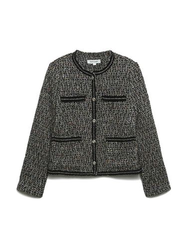 Round Neck Tweed Jacket A244PWJ904 - NICE CLAUP - Modalova