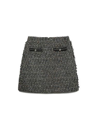 H-line Tweed Mini skirt A244PWS904 - NICE CLAUP - Modalova