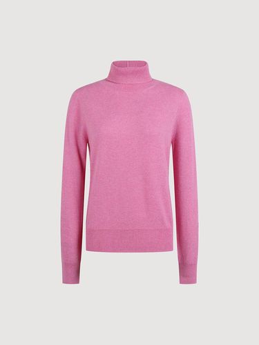 Turtleneck Cashmere Knit Pullover_LFWAW24330PIM - LUCKY CHOUETTE - Modalova