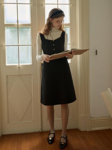 French Wool Dress - Simple Retro - Modalova