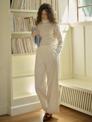 French Straight Fit Pants - Simple Retro - Modalova