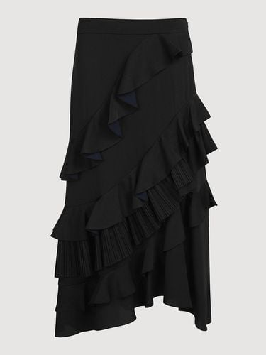 Atelier] Solid Frill Long Skirt LFKAW24845BKX - LUCKY CHOUETTE - Modalova