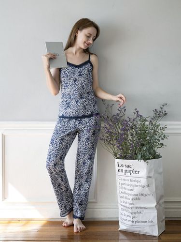 Moonflower Cotton Easy Pants - Frenchie L - Modalova