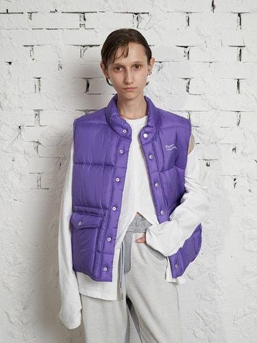 WAS DOWN VEST & MINIBAG_PURPLE - ellonarc - Modalova