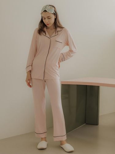 Micromodal Women's Pajamas - Pink - Frenchie L - Modalova