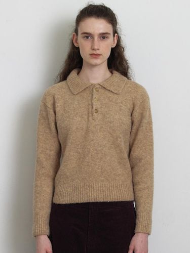 Woman] Button Collar Sweater () - KNITLY - Modalova