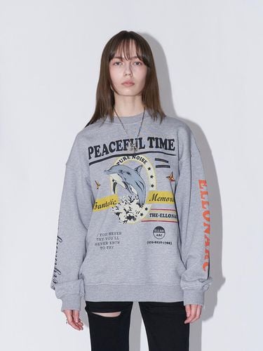 Sweatshirt_Melange Gray - ellonarc - Modalova