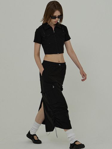 GAUSS SKIRT IN BLACK (cargo skirt) - PLASMA SPHERE - Modalova