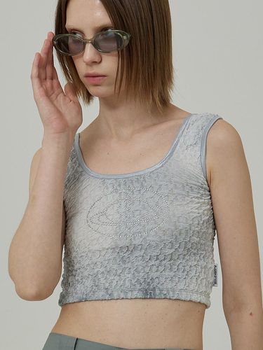 POODLE TOP IN SKY (Crop Sleeveless) - PLASMA SPHERE - Modalova