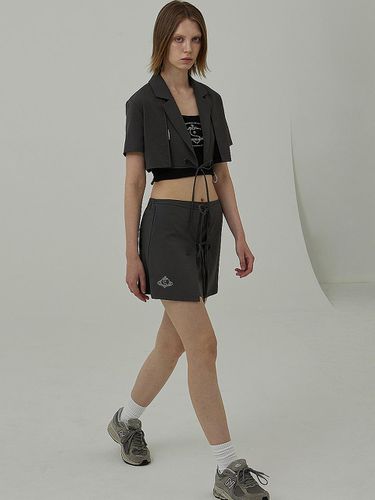 APRON SKIRT IN (Wrap mini skirt) - PLASMA SPHERE - Modalova