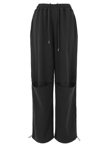 SLIT PANTS IN BLACK (wide pants) - PLASMA SPHERE - Modalova