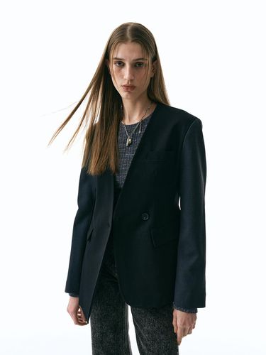 Color block line jacket_black - ellonarc - Modalova