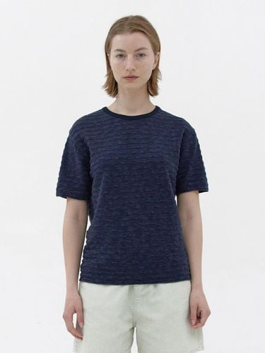 Women] Slub Stripe Knit T-shirt () - KNITLY - Modalova