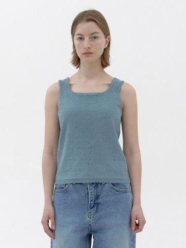 Nep Sleeveless Knit Top (Sky) - KNITLY - Modalova