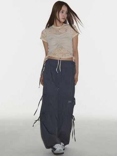 RIBBON PANTS IN (Ribbon Shirring Pants) - PLASMA SPHERE - Modalova