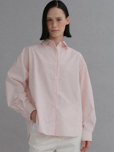 Embroidery cotton pintuck shirt_pink - BAIE OUD - Modalova