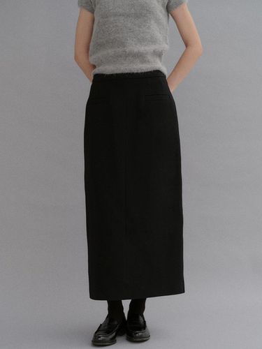 HINODE Wool skirt_by Japan Fabric (HINODE) - BAIE OUD - Modalova