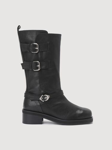 Vegetable Middle Biker Boots_LK1CW24310BKX - LUCKY CHOUETTE - Modalova