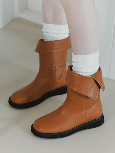 R102_Woody Slit Fold Middle Boots_2color - re e re - Modalova