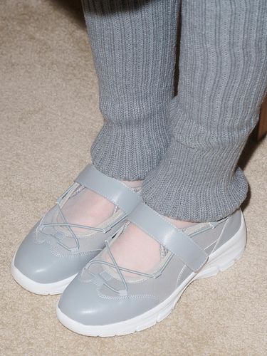 FREYA Strap Velcro Sneakers 4CM [Grey] - TTHONE - Modalova