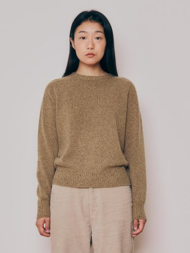 Women] Super Fine Wool Melange Wholegarment Knit - KNITLY - Modalova