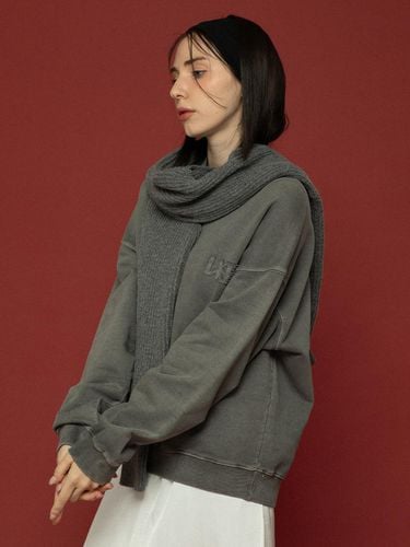 WOOL BLEND LOW GAUGE HOOD BOLERO - MORELIKEIT - Modalova