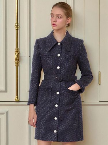 CALLA 97 Etoile Twinkle Tweed Dress - JULIY&CALLA - Modalova