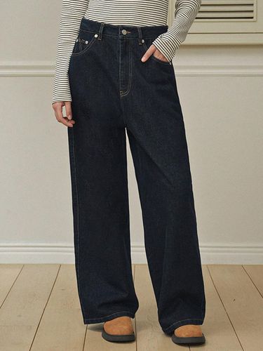 Snell Straight Fit Low Denim Pants - MICANE - Modalova