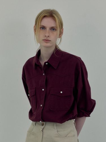 Refined Washing Cotton Shirt () - LOVE US U - Modalova