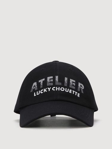 Atelier] Lettering Stitch Ball Cap LXRAW24800BKX - LUCKY CHOUETTE - Modalova